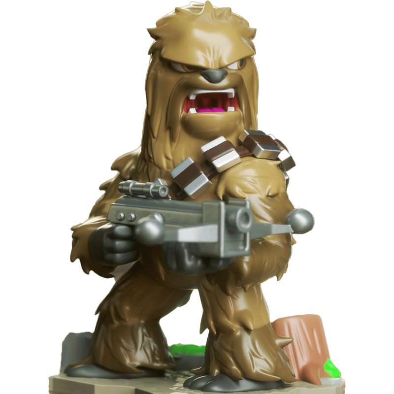 Figura chewbacca chibi