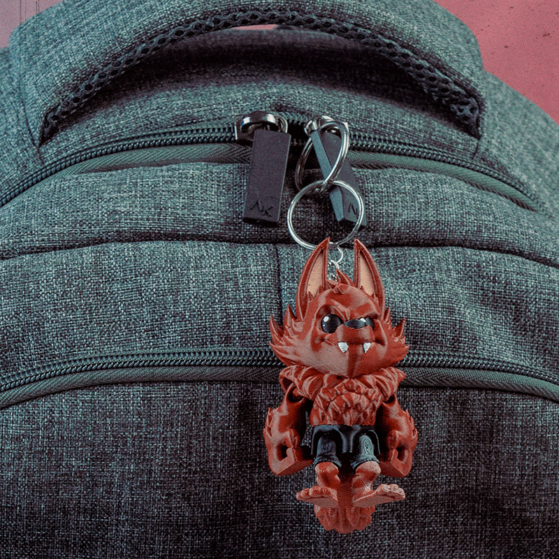 Llavero Articulado Lobo - Image 2