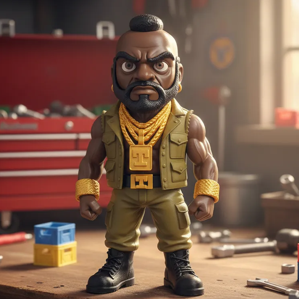 figura MR T Mario Baracus Brigada A - Image 2